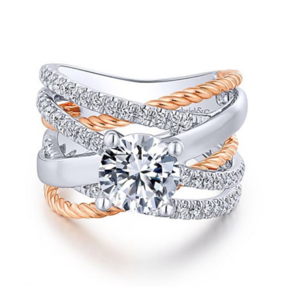 Gorgeous White Topaz Infinity Ring - Picture 6 of 8
